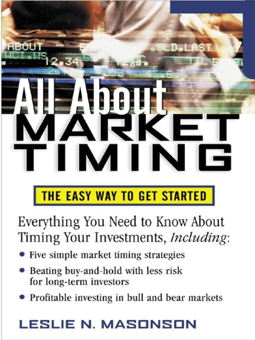 Title details for All About Market Timing by Leslie N. Masonson - Wait list